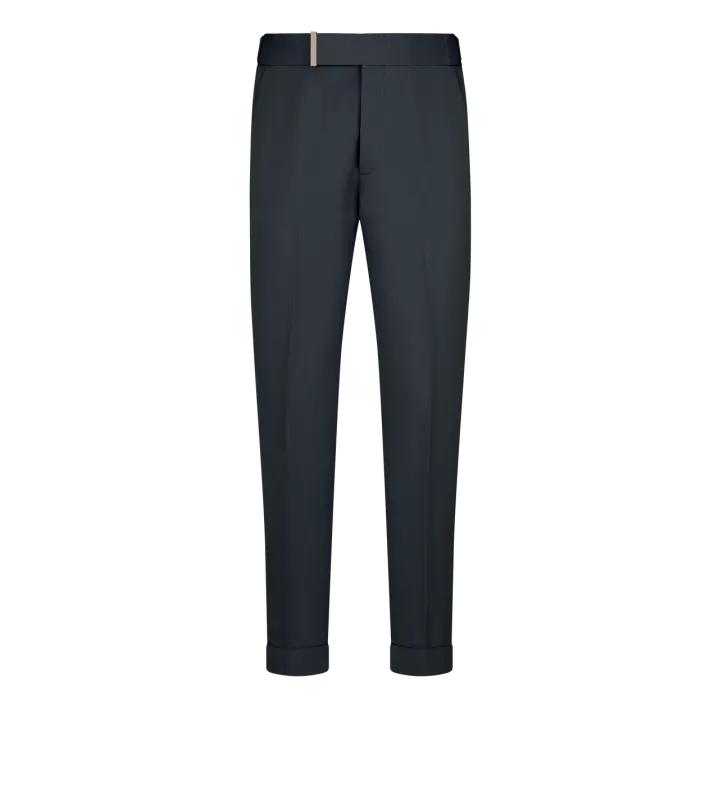 FINE POPLIN ATTICUS TROUSER INK online